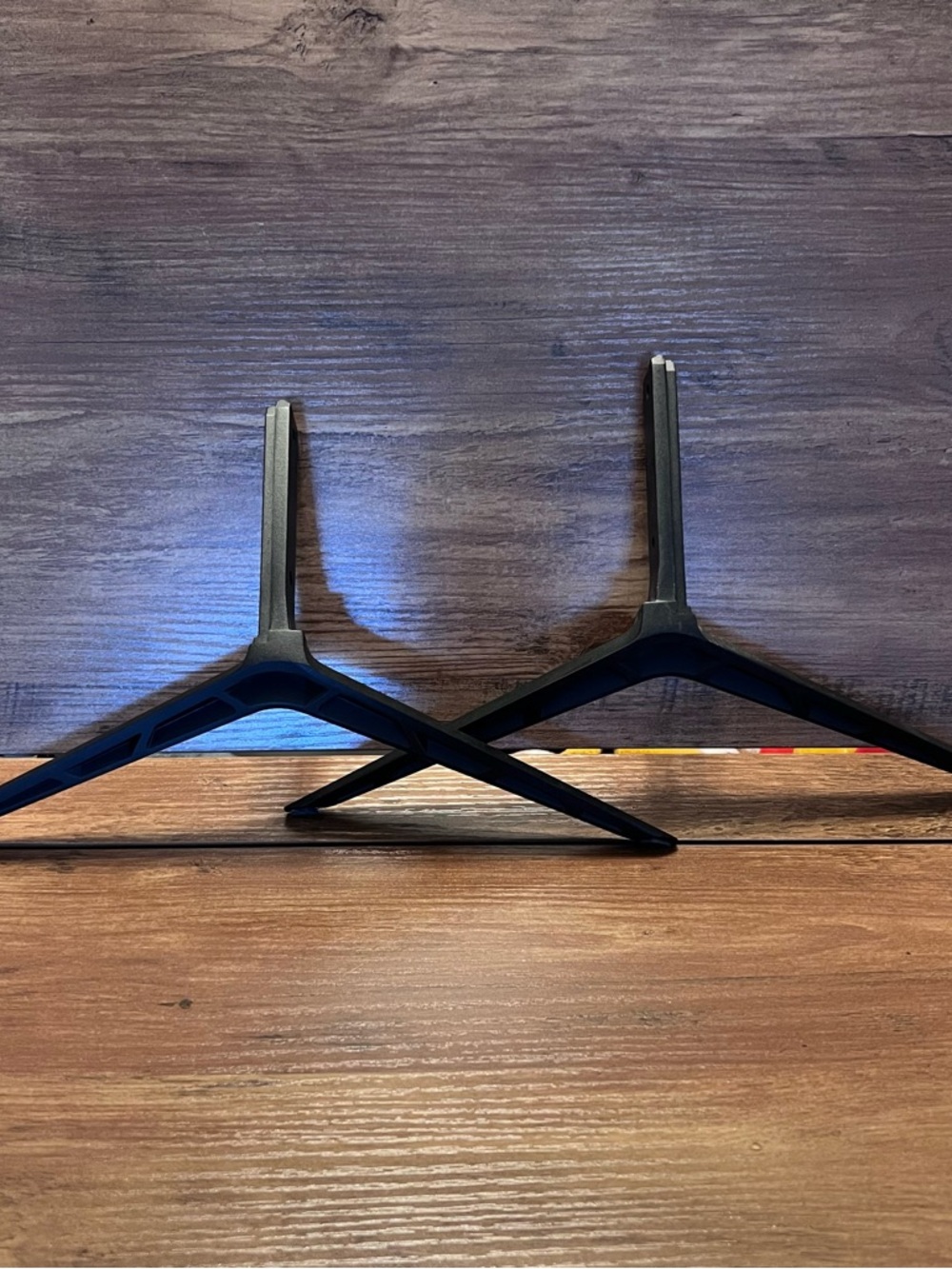 Vizio Black TV Stand Legs with Silver Mounting Hardware V655-G9